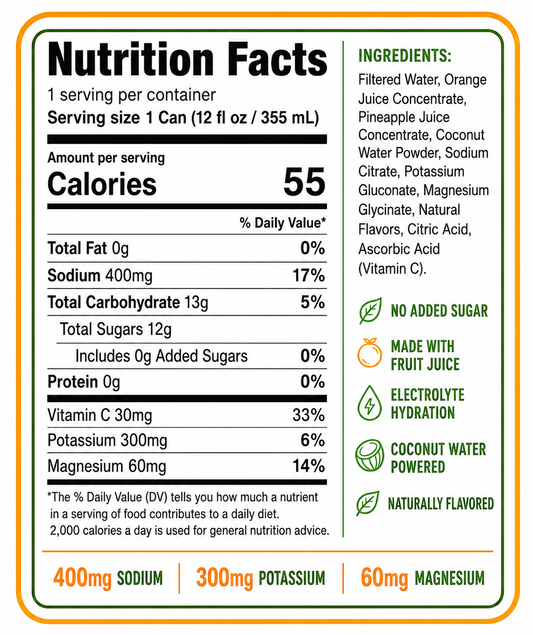Lion's Hydration Orange Pineapple (6 Pack)